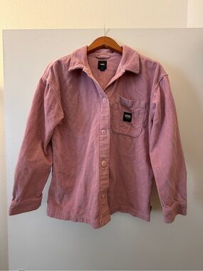 Vans Dusty Pink Corduroy Button-Down Shirt